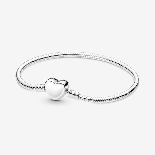 Bracciale Moments Chiusura Cuore da incidere - 599206C00