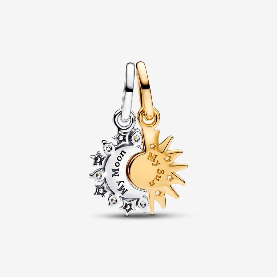 Charm Pendente Sole e Luna Divisibile - 763585C01