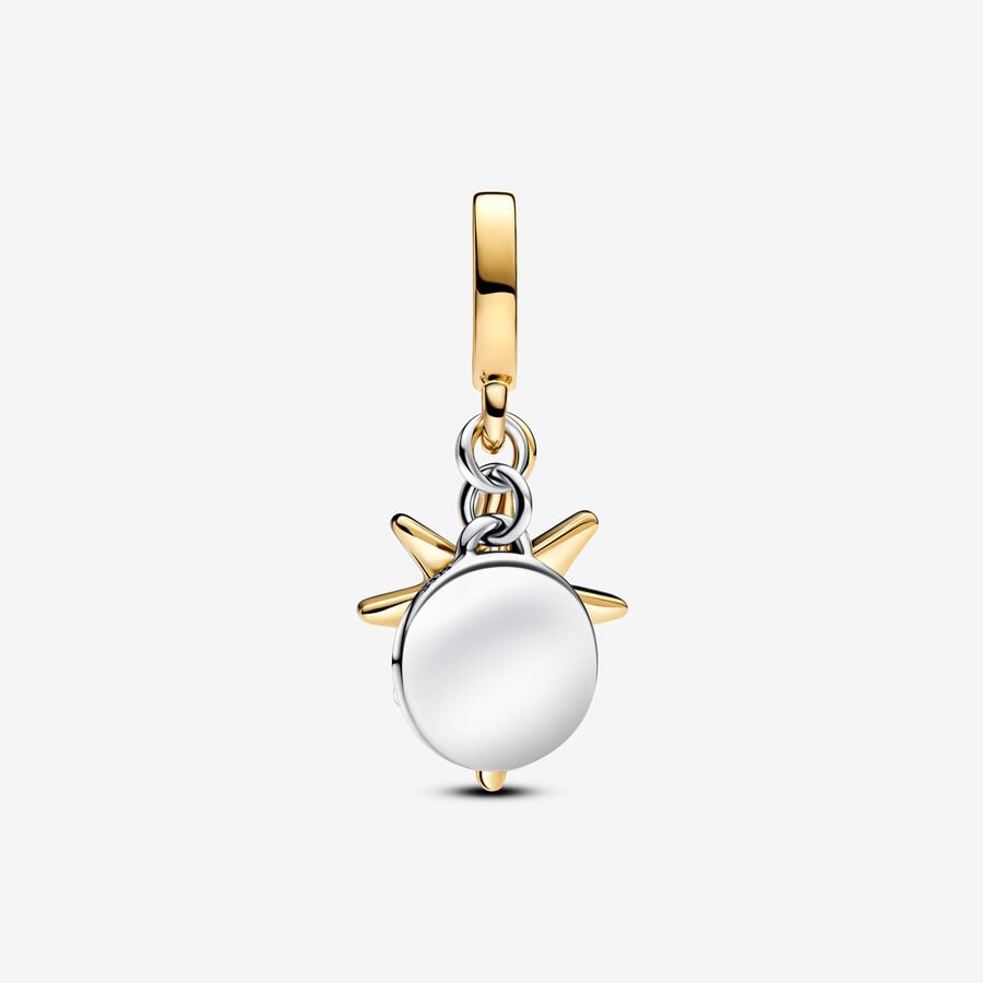 Charm Pendente Stella Polare da incidere con diamante creato in laboratorio - 763588C01