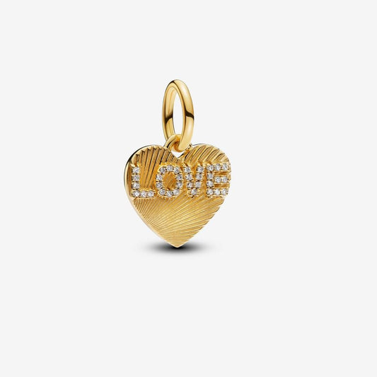 Charm Pendente Cuore "Love" da incidere - 763604C01