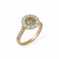 Anello da donna in oro con diamante fancy brown - Simmi Gioiellerie - Anelli