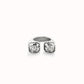 Anello placcato argento sterling con cristallo bianco - ANI0821BLNMTL - Simmi Gioiellerie - Anelli