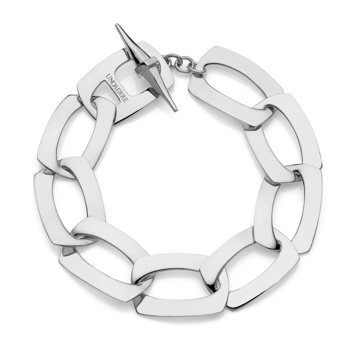 Bracciale catena argentata piatta Dinamica - 2441 - Simmi Gioiellerie - Bracciali