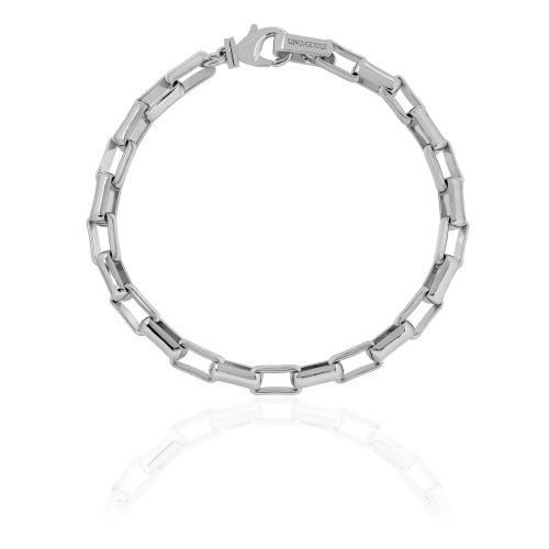 Bracciale catena forzatina argentata - 2491 - Simmi Gioiellerie - Bracciali