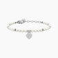 Bracciale con perle e cuore Cuore | mamma - 732334 - Simmi Gioiellerie - Bracciali