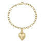 Bracciale da donna Amen - Charm con Sacro Cuore Dorato - BRSCG3 - Simmi Gioiellerie - Bracciali