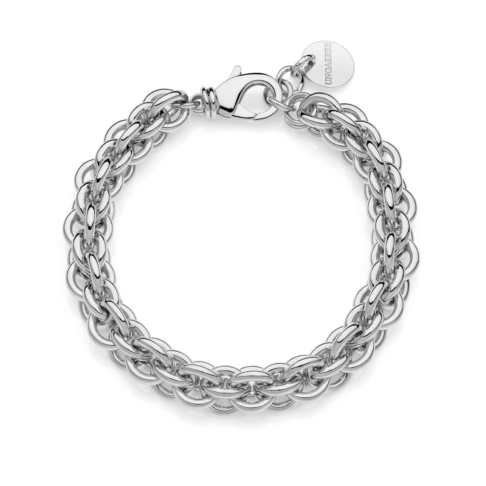 Bracciale multifilo in catena rolò argentata - 2361 - Simmi Gioiellerie - Bracciali