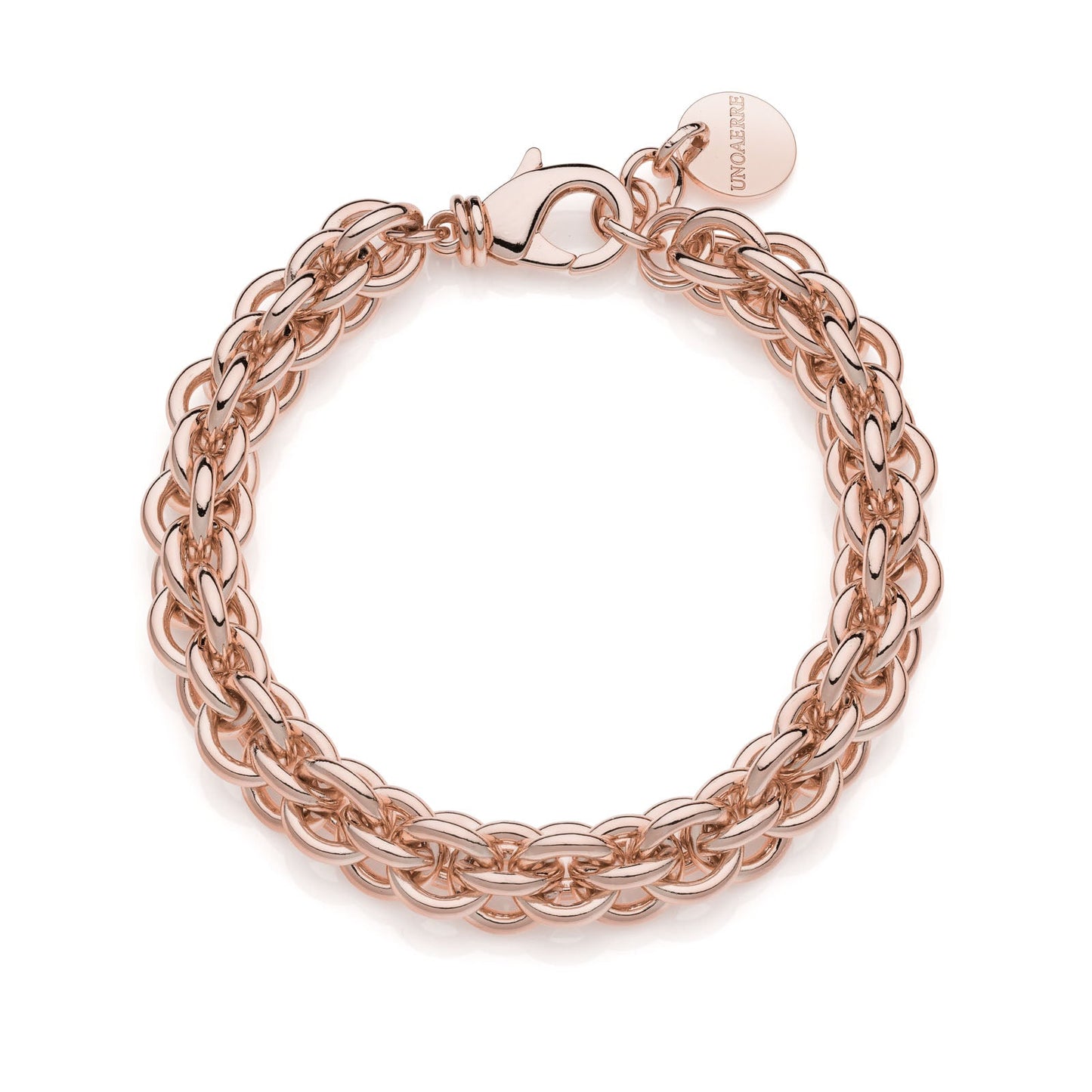 Bracciale multifilo in catena rolò rosa - 2362 - Simmi Gioiellerie - Bracciali