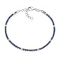 Bracciale Tennis Rodio Zirconi Blu - BT7BBBL16 - Simmi Gioiellerie -Bracciali