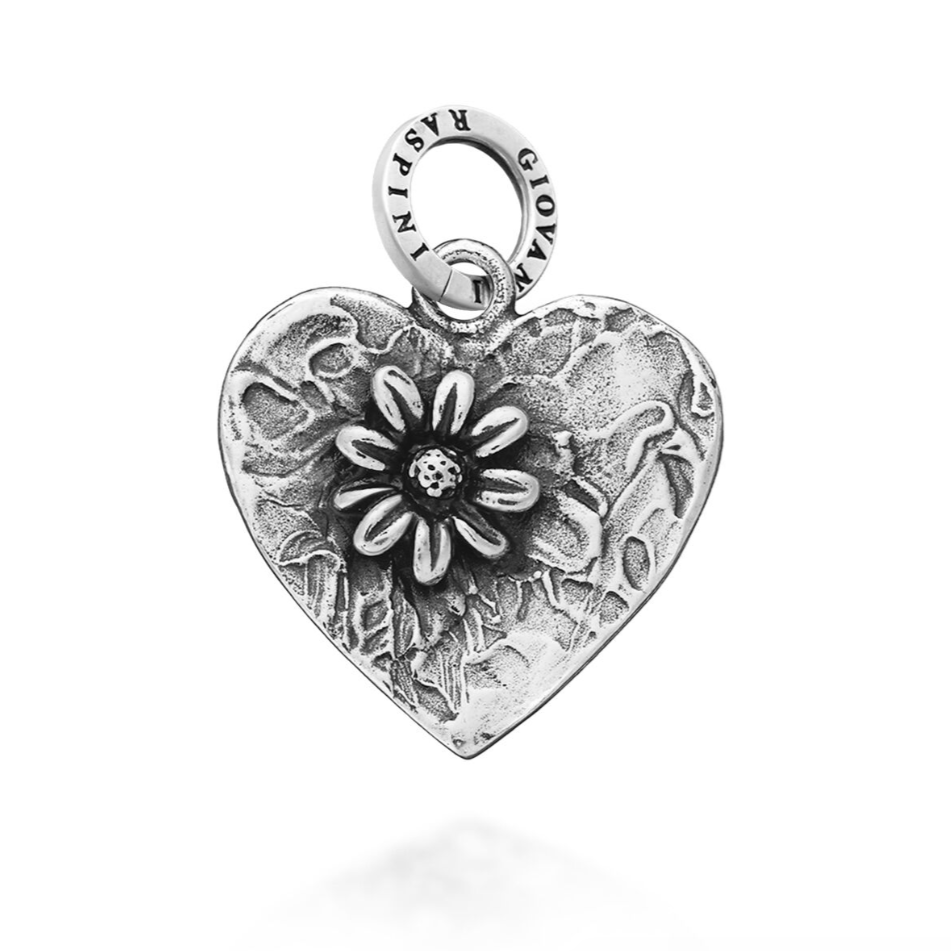 Charm Giovanni Raspini Fiore nel Cuore - 8744 - Simmi Gioiellerie - Charm