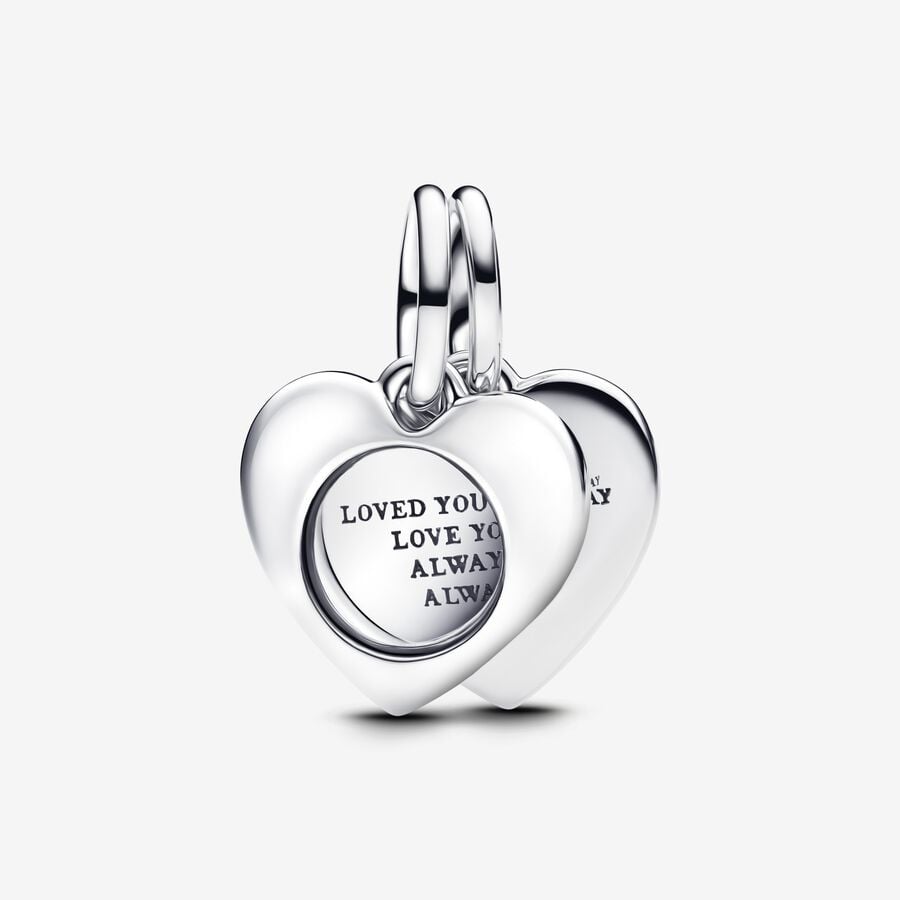 Charm Pendente Cuore con Lente di Ingrandimento da incidere - 793671C00 - Simmi Gioiellerie - Charm