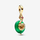 Charm Pendente Serpente Vetro di Murano verde - 763617C01 - Simmi Gioiellerie - Charm