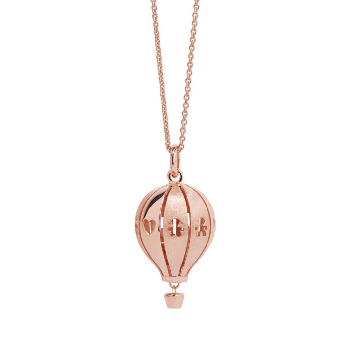 COLLANA SUONAMORE IN ARGENTO PLACCATO ORO ROSA LUCIDO/SATINATO - SNM054 - Simmi Gioiellerie - Collane