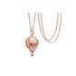 COLLANA SUONAMORE IN ARGENTO PLACCATO ORO ROSA LUCIDO/SATINATO - SNM054 - Simmi Gioiellerie - Collane