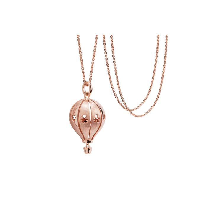 COLLANA SUONAMORE IN ARGENTO PLACCATO ORO ROSA LUCIDO/SATINATO - SNM054 - Simmi Gioiellerie - Collane