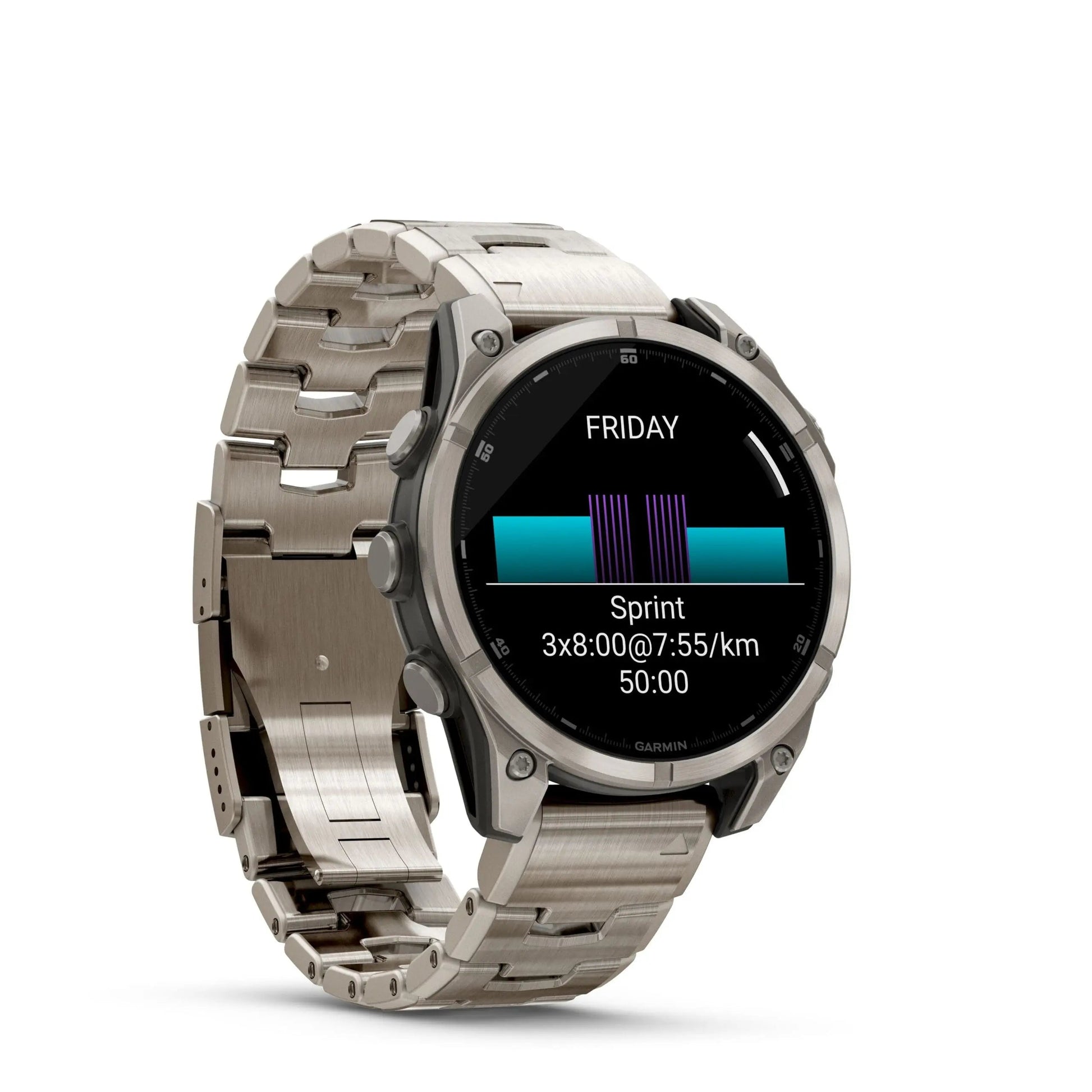 fēnix® 8 - 47 mm, AMOLED Sapphire, Titanio con Titanio - 010 - 02904 - 40 - Simmi Gioiellerie - Orologi