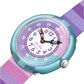 FLIK FLAK ORGANIZED CHAOS STRIPY PURPLE - FBNP225 - Simmi Gioiellerie -Orologi