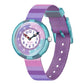 FLIK FLAK ORGANIZED CHAOS STRIPY PURPLE - FBNP225 - Simmi Gioiellerie -Orologi