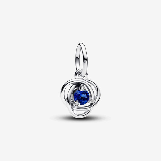 Pendente Cerchio Eterno Blu Settembre - 793125C09 - Simmi Gioiellerie -Charm