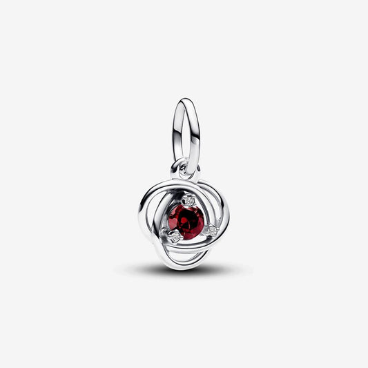 Pendente Cerchio Eterno Rosso Luglio - 793125C01 - Simmi Gioiellerie -Charm