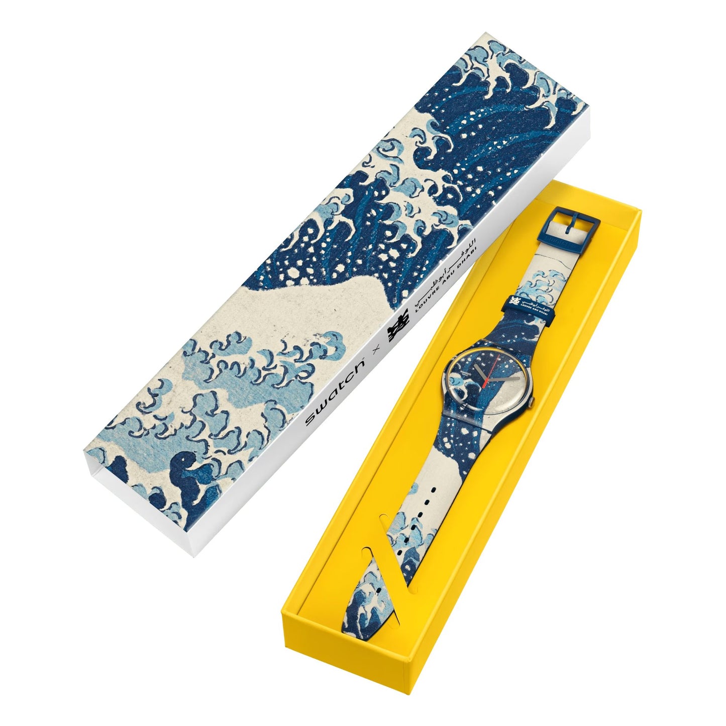 SWATCH ART JOURNEY 2023 THE GREAT WAVE BY HOKUSAI & ASTROLABE - SUOZ351 - Simmi Gioiellerie -Orologi