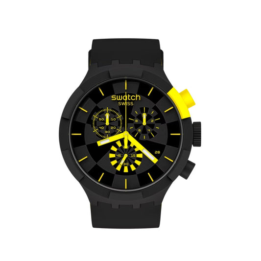 SWATCH BIG BOLD CHRONO CHECKPOINT YELLOW - SB02B403 - Simmi Gioiellerie - Orologi