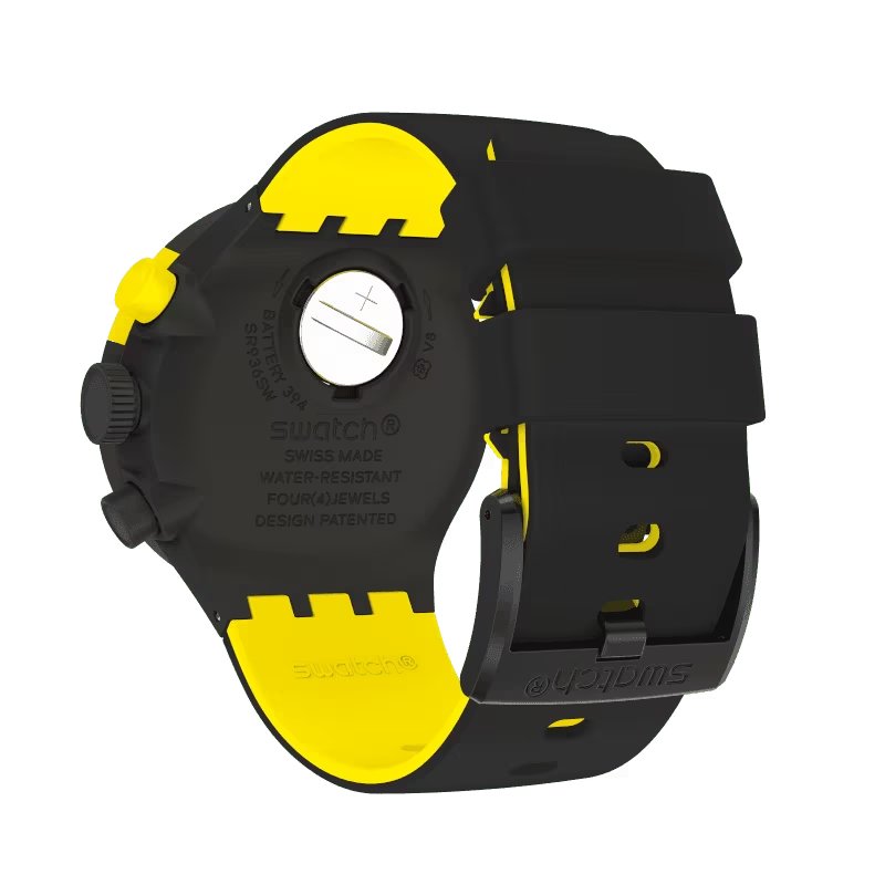 SWATCH BIG BOLD CHRONO CHECKPOINT YELLOW - SB02B403 - Simmi Gioiellerie - Orologi