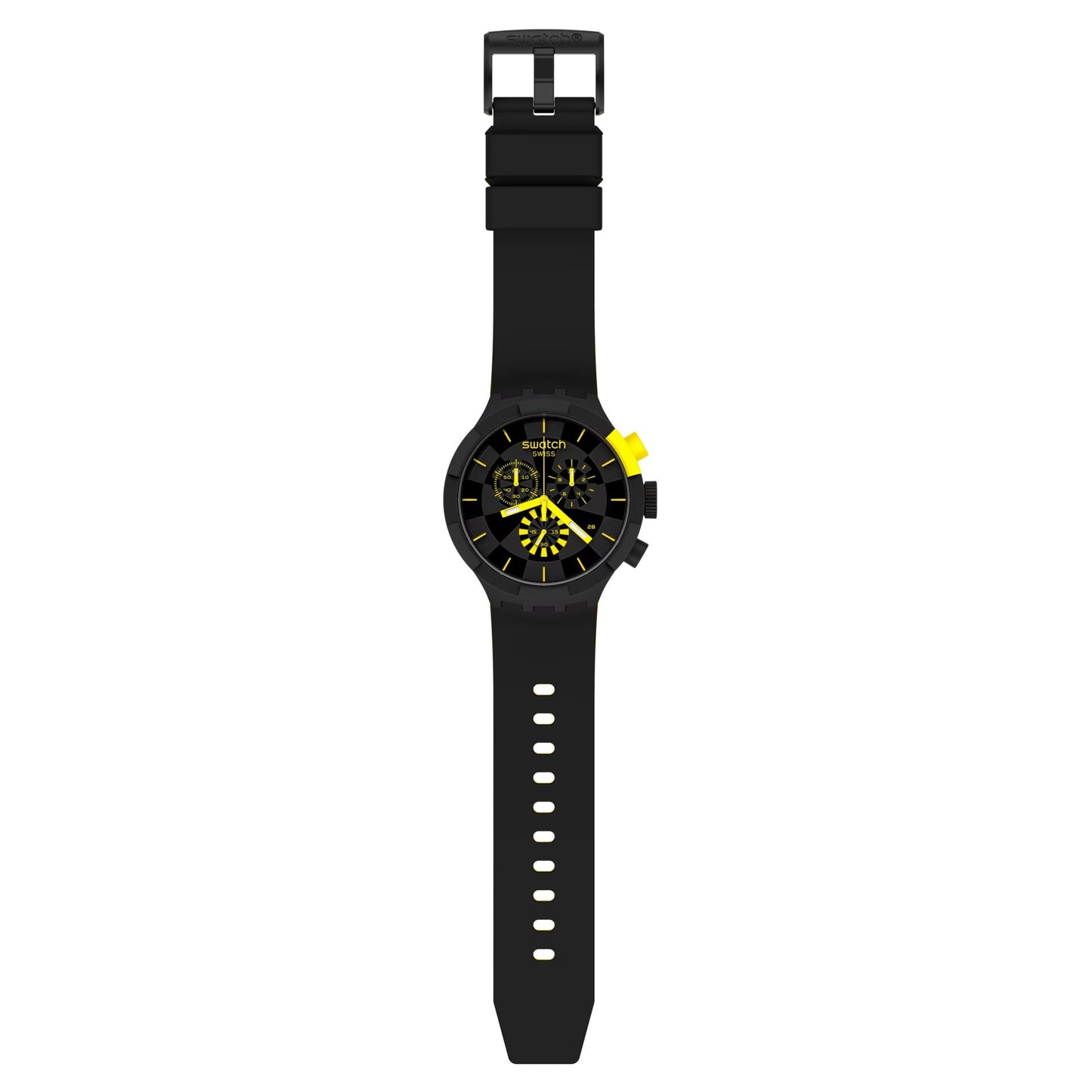 SWATCH BIG BOLD CHRONO CHECKPOINT YELLOW - SB02B403 - Simmi Gioiellerie - Orologi