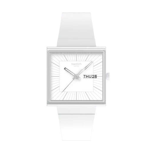 SWATCH ESSENTIALS WHAT IF…ALLWHITE? - SO34W700 - Simmi Gioiellerie - Orologi