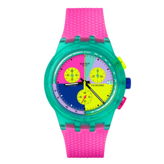 SWATCH NEON SWATCH NEON FLASH ARROW - SUSG408 - Simmi Gioiellerie -Orologi