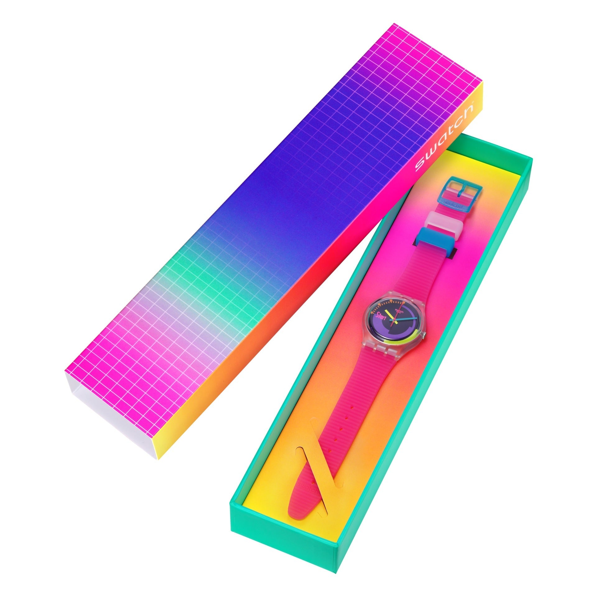 SWATCH NEON SWATCH NEON PINK PODIUM - SO28K111 - Simmi Gioiellerie -Orologi