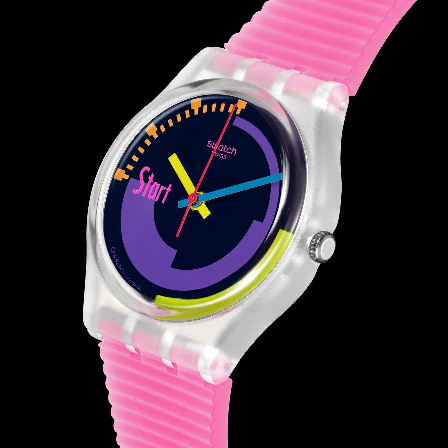 SWATCH NEON SWATCH NEON PINK PODIUM - SO28K111 - Simmi Gioiellerie -Orologi