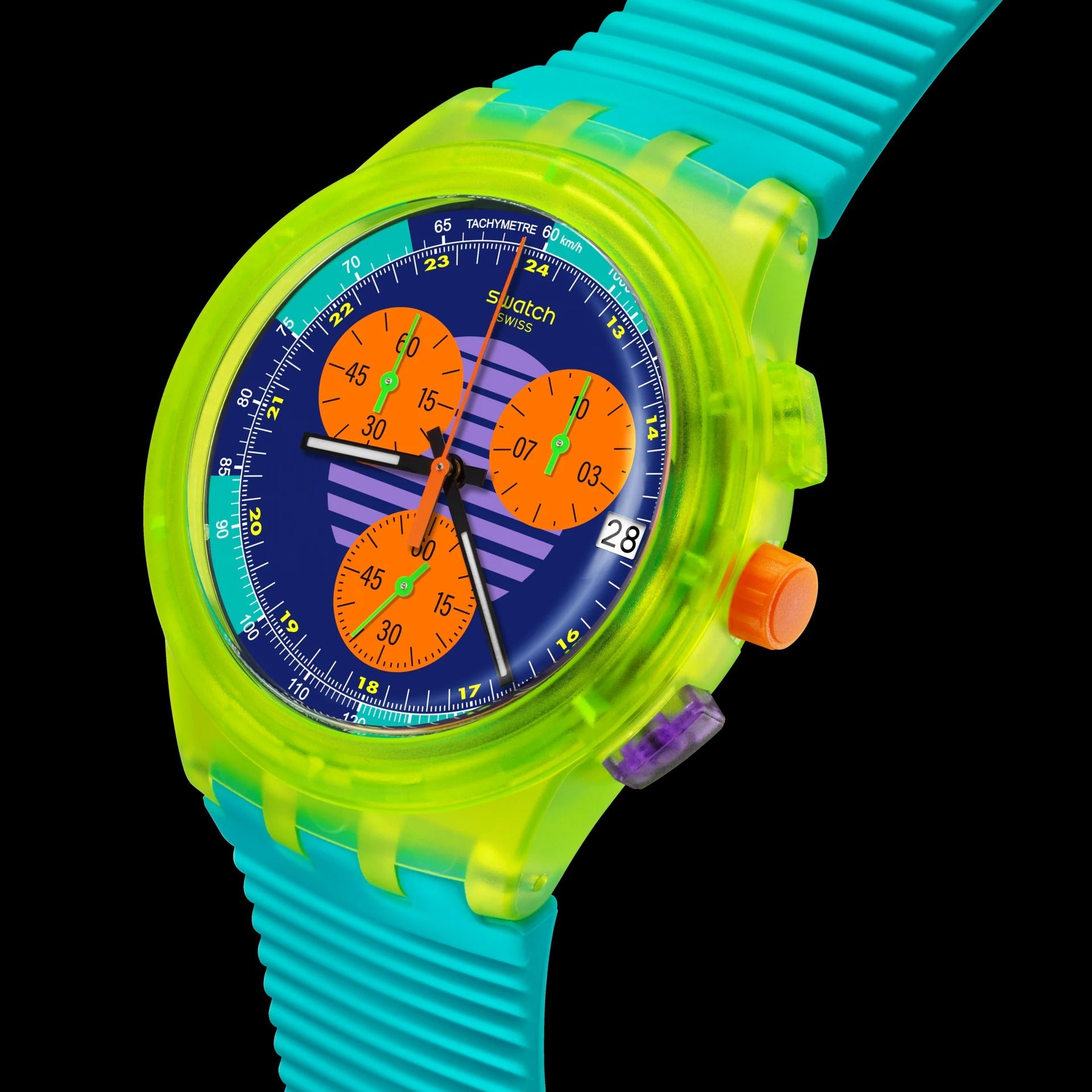 SWATCH NEON SWATCH NEON WAVE - SUSJ404 - Simmi Gioiellerie -Orologi