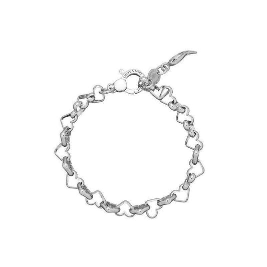 BRACCIALE CATENA CUORI - Simmi gioiellerie -Bracciale