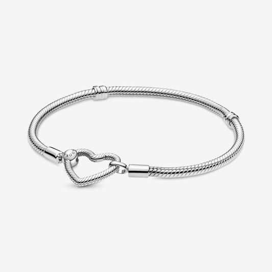 Bracciale con Chiusura a Cuore Componibile - 599539C00 - Simmi Gioiellerie -Bracciali