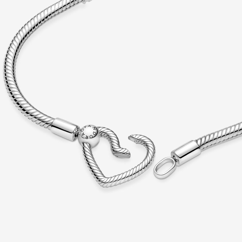 Bracciale con Chiusura a Cuore Componibile - 599539C00 - Simmi Gioiellerie -Bracciali