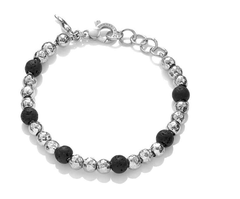 Bracciale da uomo Giovanni Raspini- Bracciale Mini Bowl Black - 10489 - Simmi Gioiellerie -Bracciali