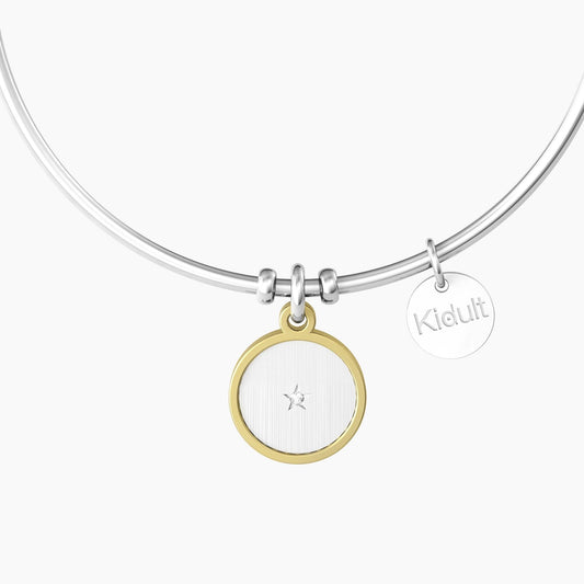 Bracciale donna rigido con ciondolo tondo SMILE EVERYDAY - 732092 - Simmi Gioiellerie -Bracciali