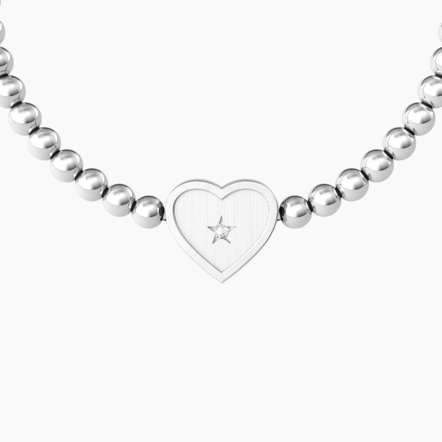 Bracciale elastico figlia con ciondolo cuore - 732212 - Simmi Gioiellerie -Bracciali