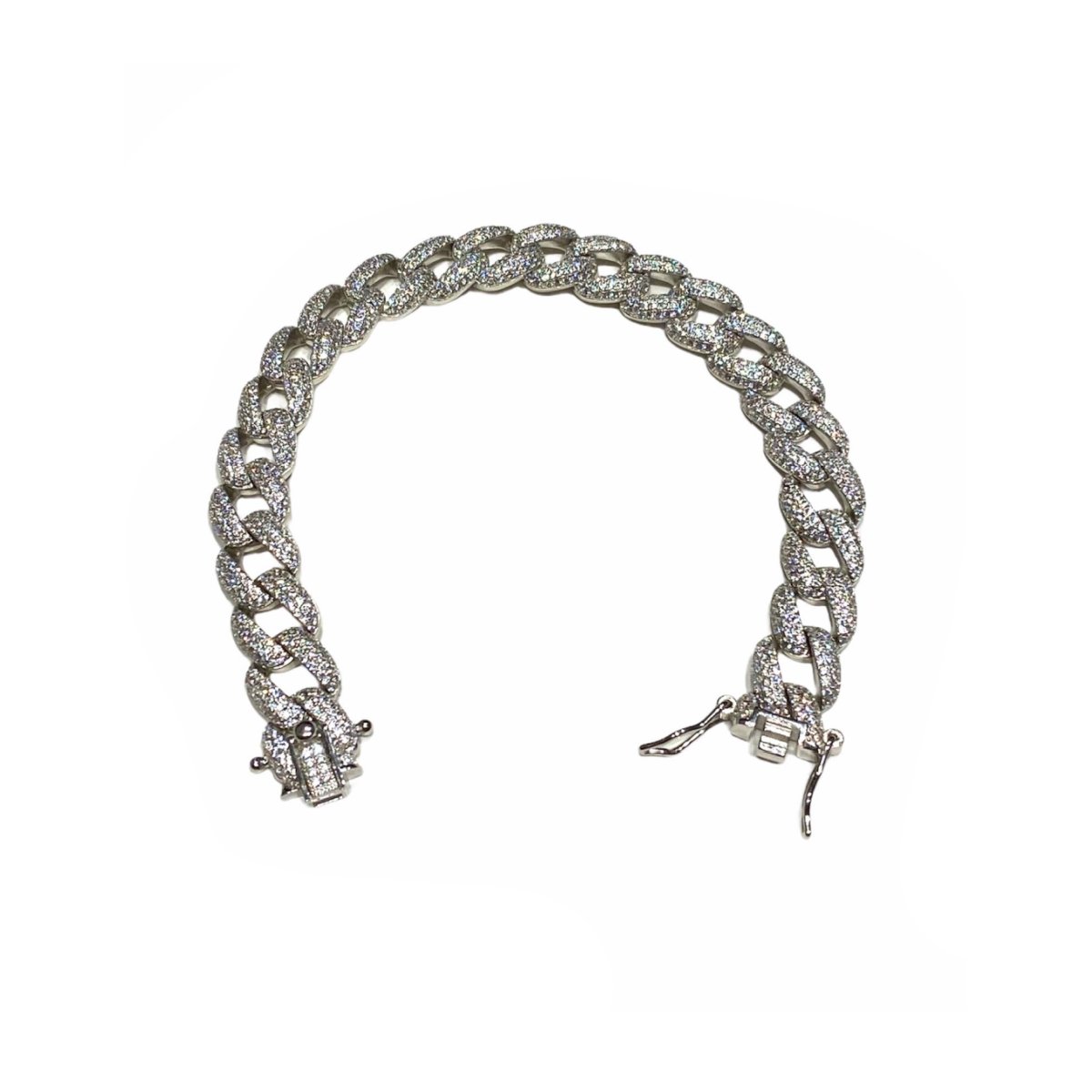 Bracciale groumette in argento e zirconi - Simmi Gioiellerie -Bracciali