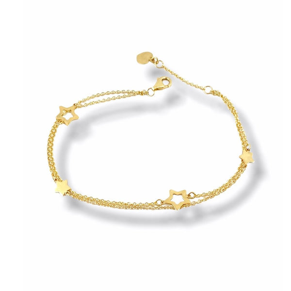 Bracciale bambino in oro giallo, fantasia con stelline - Simmi Gioiell – Simmi  Gioiellerie