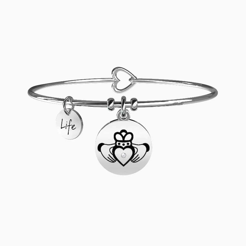 Bracciale Kidult - CLADDAGH - AMICIZIA, AMORE, FEDELTA'- 731069 - Simmi Gioiellerie -Bracciali