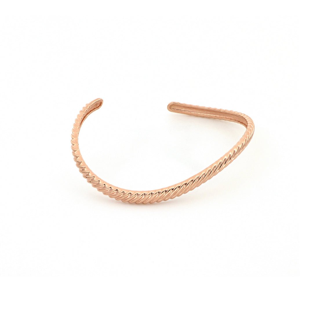 Bracciale rigido in argento rosa Vortice - UNOAERRE 5838 - Simmi Gioiellerie -Bracciali