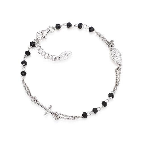 Bracciale Rosario Cristalli - BROBN3 - Simmi Gioiellerie -Bracciali