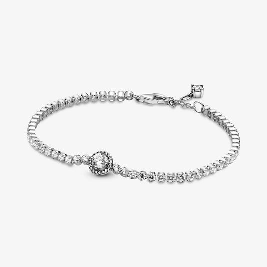 Bracciale tennis scintillante con punto luce - 599416C01 - Simmi Gioiellerie -Bracciali