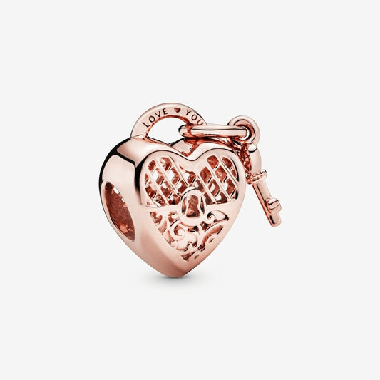 Charm con lucchetto e cuore Promessa d’Amore - 787655 - Simmi Gioiellerie -Charm