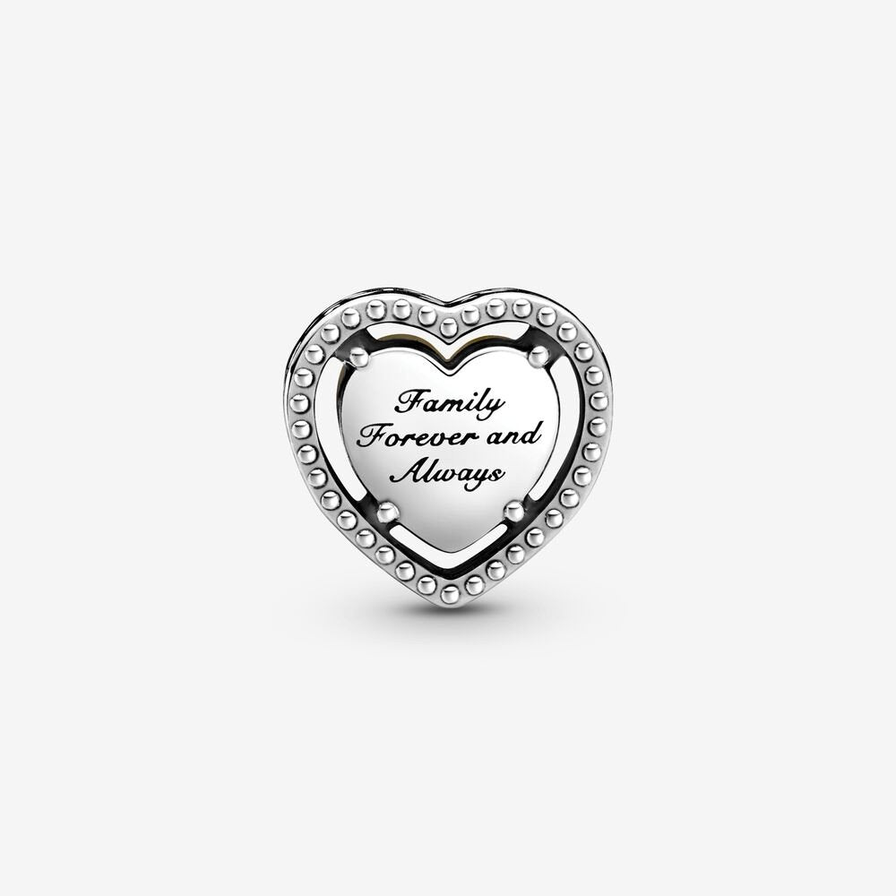 Charm openwork Albero della famiglia e cuore - 799413C01 - Simmi Gioiellerie -Charm