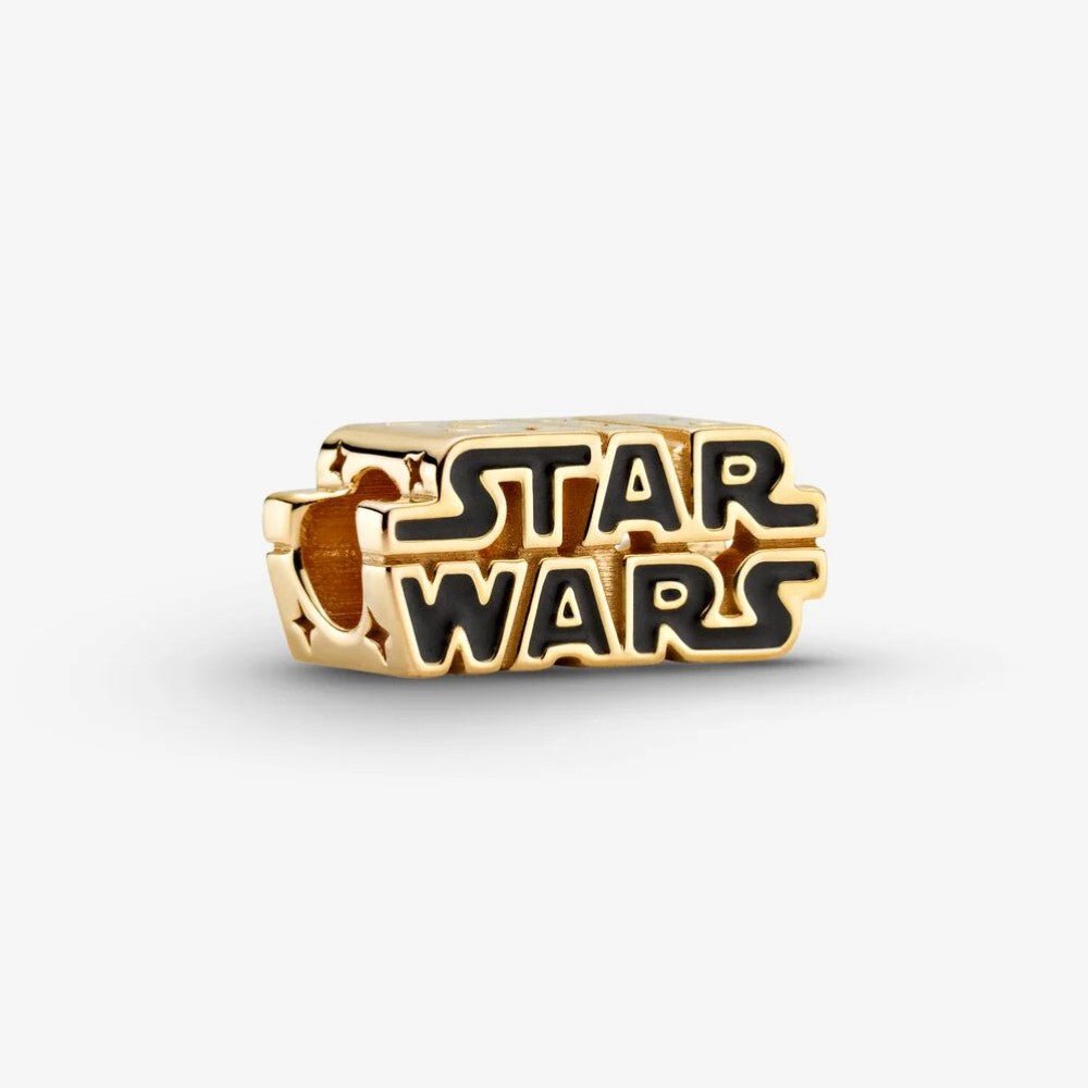 Charm Pandora Star Wars Scintillante con Logo in 3D - 769247C01 - Simmi Gioiellerie -Charm