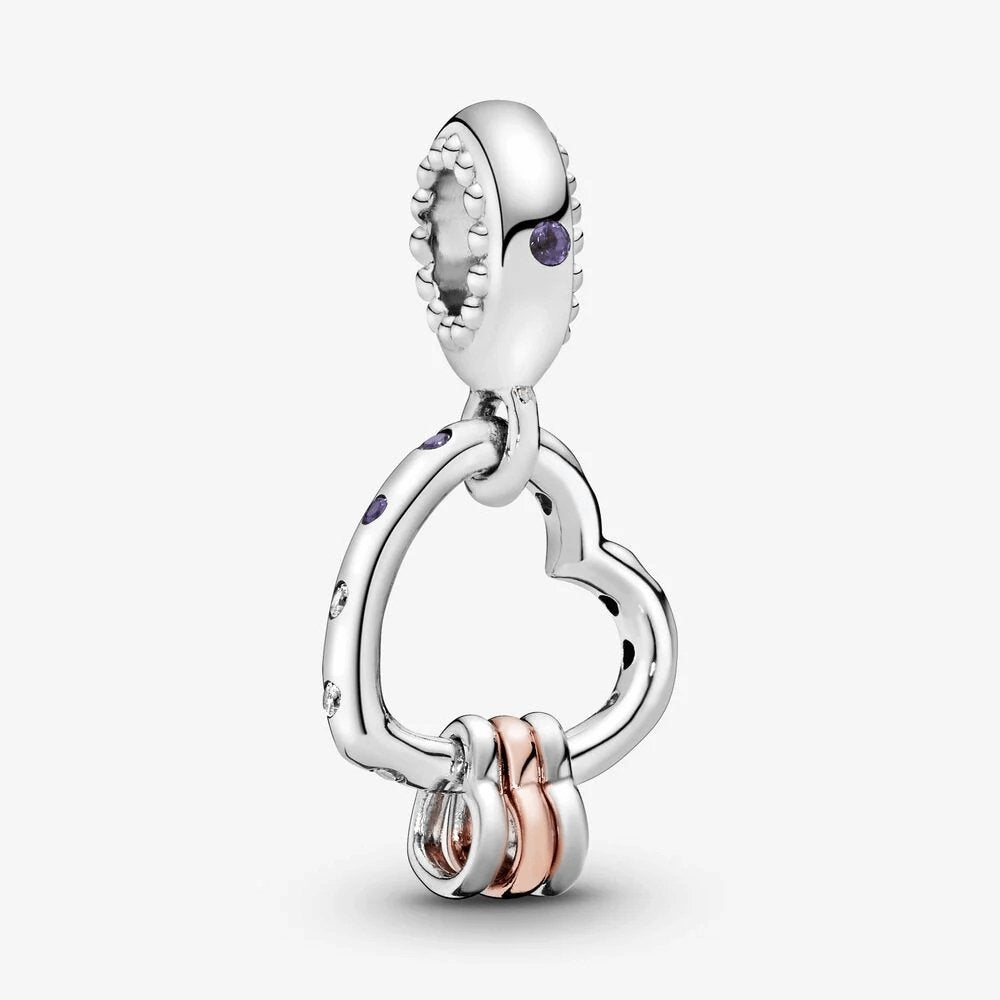 Charm Pandora Unione di Cuori - 787247NLCMX - Simmi gioiellerie -Ciondolo