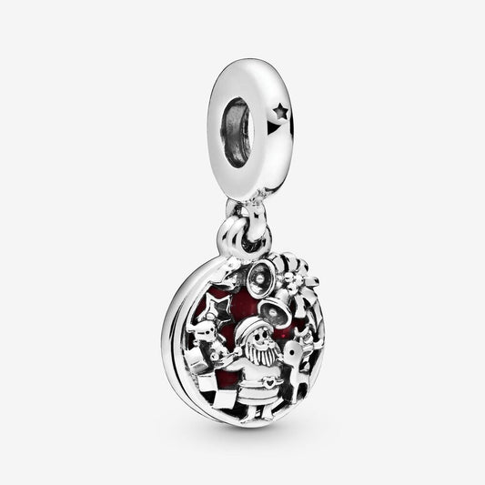 Charm pendente Babbo Natale, amore, pace e gioia - 798468c01 - Simmi Gioiellerie -Charm